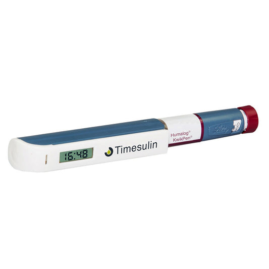 Timesulin For Lilly KwikPen|Timesulin For Lilly KwikPen Device|Timesulin For Lilly KwikPen With Timer Attachment|Timesulin Insulin Injection Pen|Timesulin For Sanofi Solostar Top View||Timesulin For Sanofi Solostar Side View