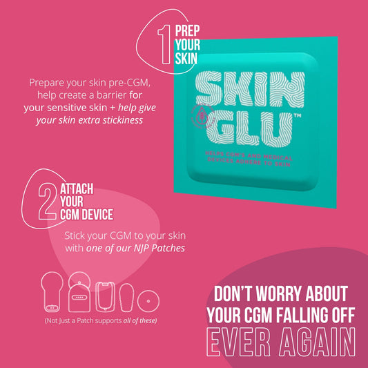 NJaP CGM Patches Skin Glu 40pk