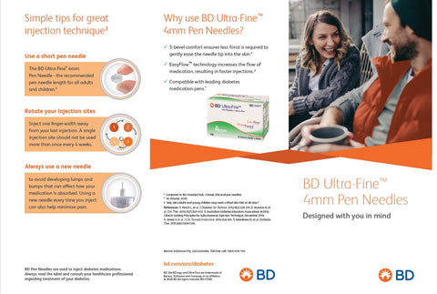 BD UltraFine Pen Needle 32G 4mm 100pk