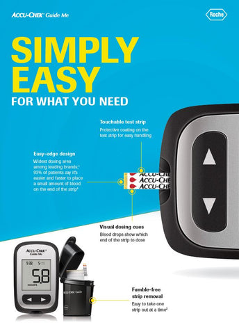 Accu-Chek Guide Blood Glucose Test Strips 100pk