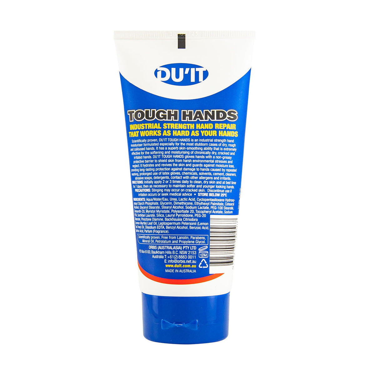 DUIT Tough Hands Fragrance Free 150g