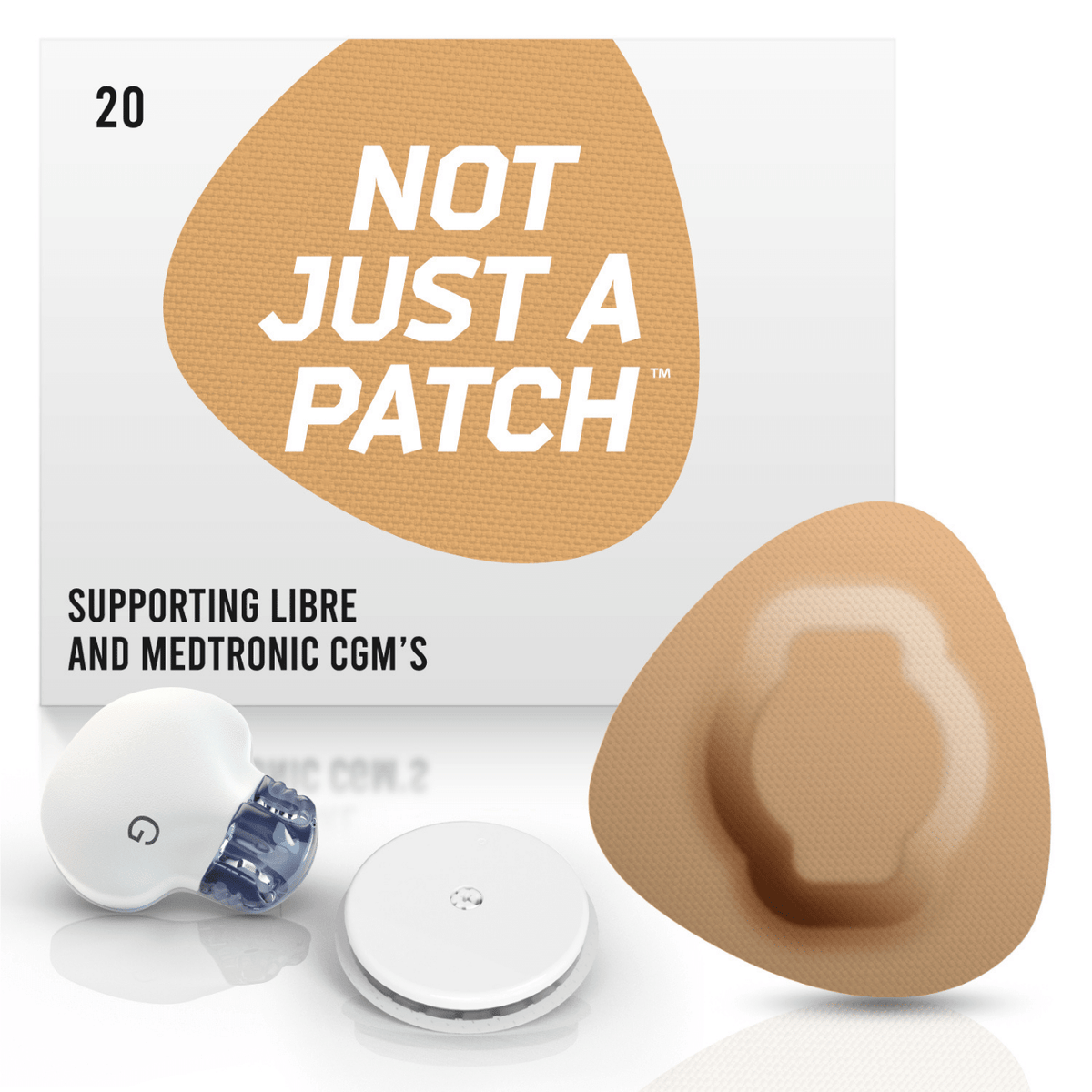 NJaP CGM Patches Freestyle Libre + Medtronic Guardian 20pk
