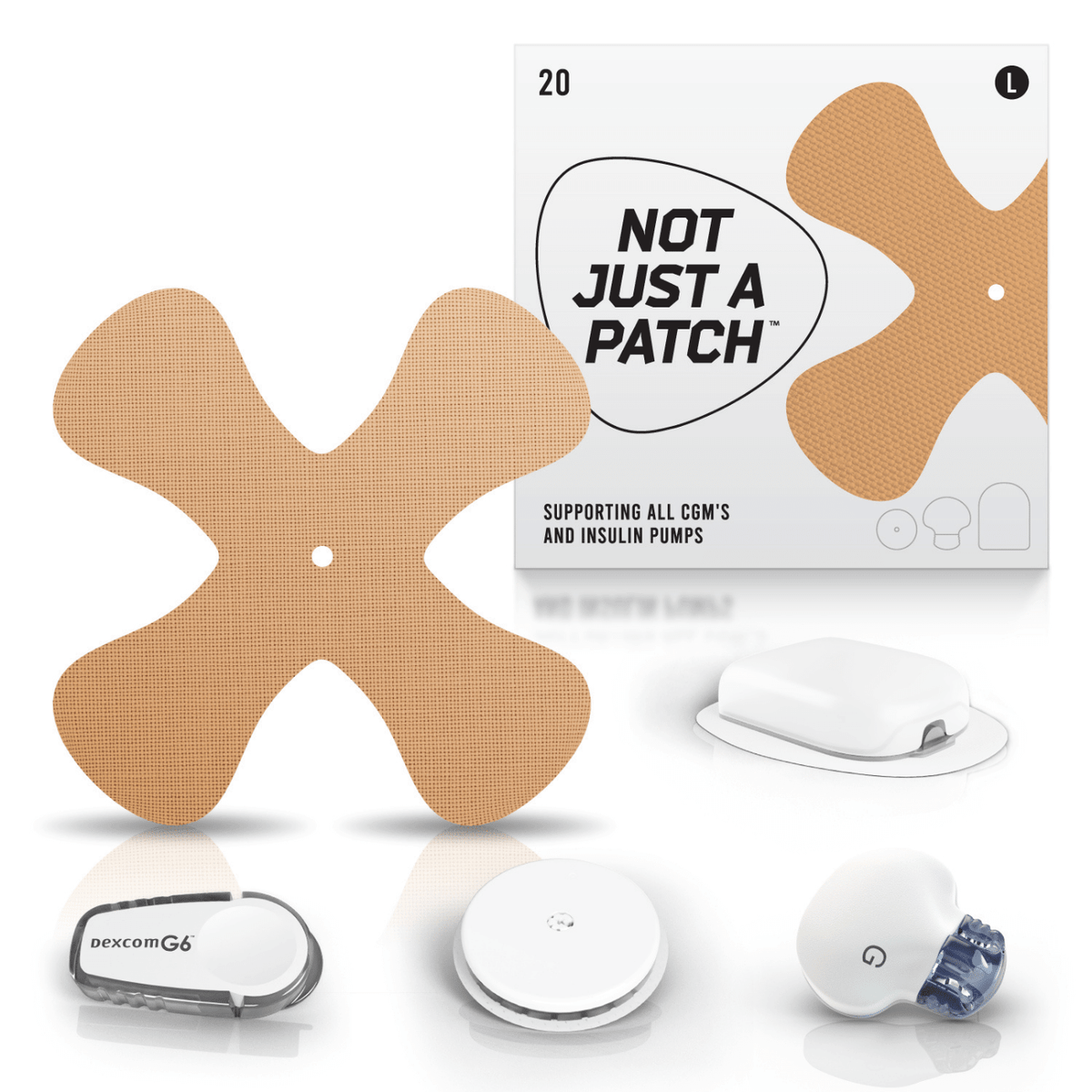 NJaP CGM Patches X-Patch All Devices 20pk