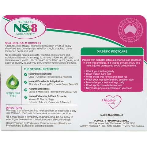 NS8 Heel Balm Complex 125mL